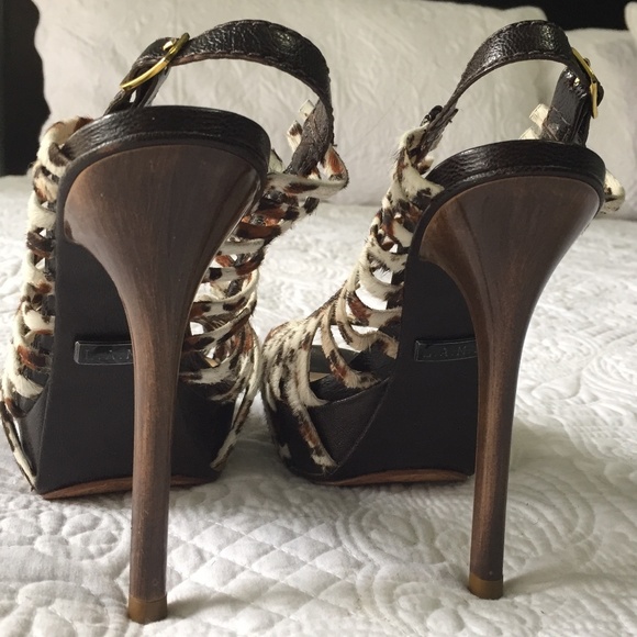 L.A.M.B. Animal Print Stiletto Size 35.5 (5) - Picture 9 of 9